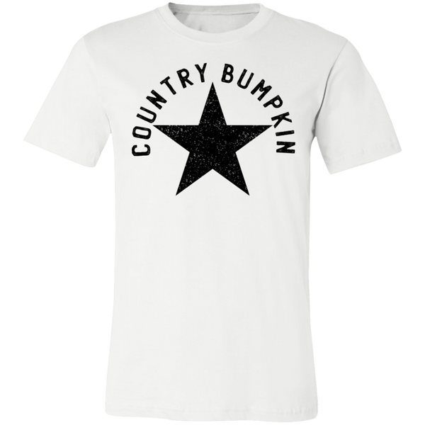 Country Bumpkin Distressed Star 3001C Unisex Jersey Short