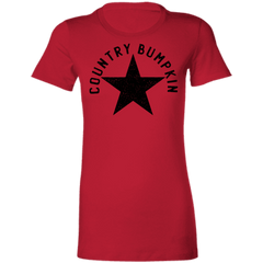 Country Bumpkin Distressed Star 6004 Ladies' Favorite T-Shirt