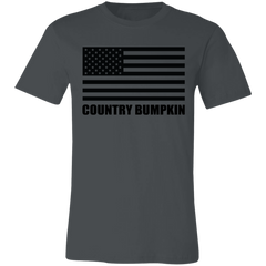 Country Bumpkin American Flag 3001C Unisex Jersey Short-Sleeve T-Shirt