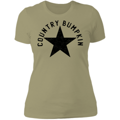 Country Bumpkin Distressed Star NL3900 Ladies' Boyfriend T-Shirt