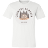 "Country Bumpkin" Cottage Est 2018 3001C Unisex Jersey Short-Sleeve T-Shirt