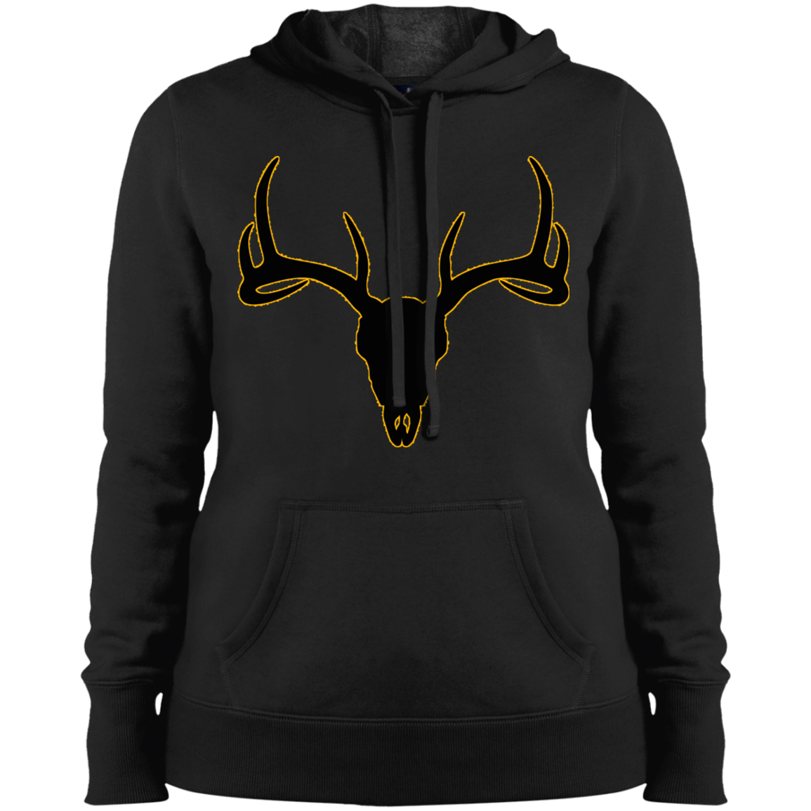 Buck Head Deer Skull LST254 Sport-Tek Ladies' Pullover Hooded Sweatshirt
