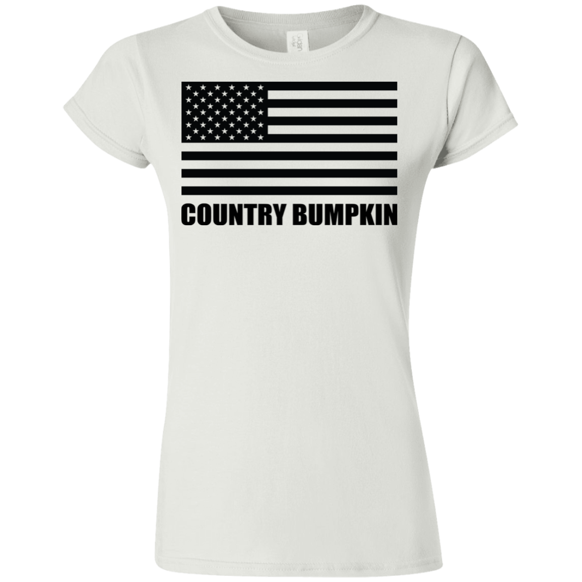 Country Bumpkin American Flag G640L Softstyle Ladies' T-Shirt