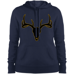 Buck Head Deer Skull LST254 Sport-Tek Ladies' Pullover Hooded Sweatshirt
