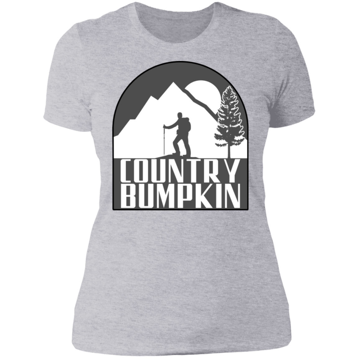 Country Bumpkin Hiker NL3900 Ladies' Boyfriend T-Shirt