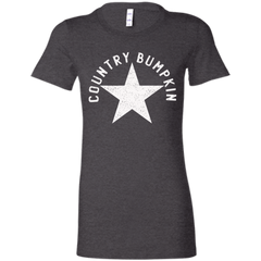 Country Bumpkin White Distressed Star Ladies' Favorite T-Shirt