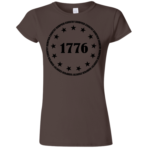 Country Bumpkin 13 stars 1776 G640L Softstyle Ladies' T-Shirt