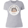 "Country Bumpkin" Cottage Est 2018 NL3900 Ladies' Boyfriend T-Shirt