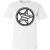 "Country Bumpkin" Diagonal Star with Flag 3001C Unisex Jersey Short-Sleeve T-Shirt