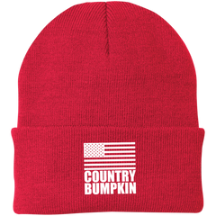 Country Bumpkin Flag  Knit Cap Beanie