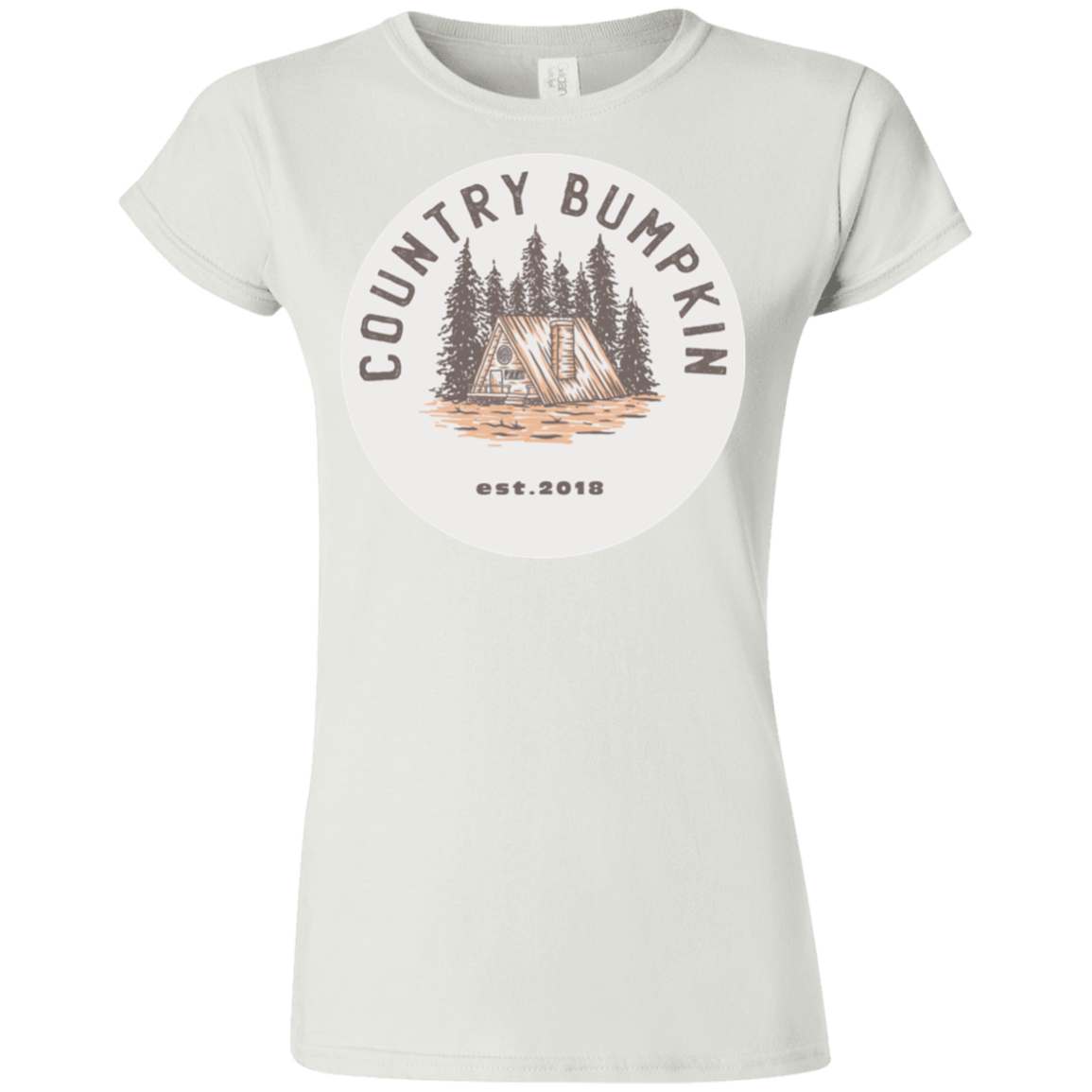 "Country Bumpkin" Cottage Est 2018 G640L Softstyle Ladies' T-Shirt