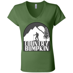 Country Bumpkin Hiker B6005 Ladies' Jersey V-Neck T-Shirt