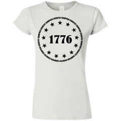 Country Bumpkin 13 stars 1776 G640L Softstyle Ladies' T-Shirt