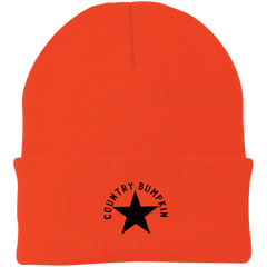 Country Bumpkin Distressed Star Knit Cap