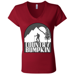 Country Bumpkin Hiker B6005 Ladies' Jersey V-Neck T-Shirt