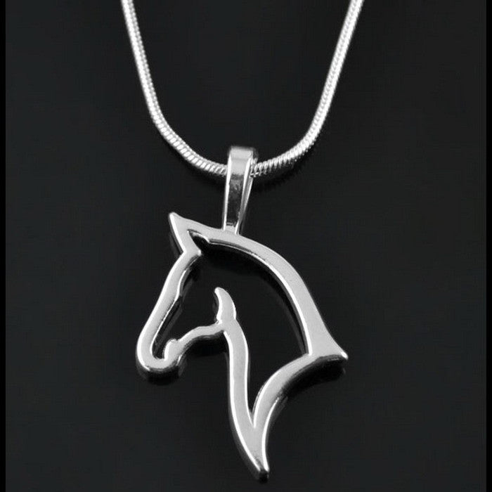 Cute Horse Metal Necklace - Pendant